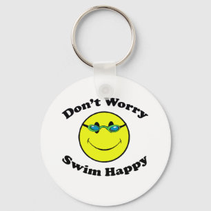 Swim Happy Schlüsselanhänger
