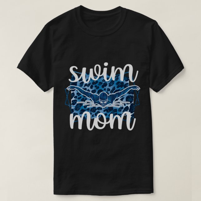 Swim Mama Best Swim Mama einer schwimmenden Mutter T-Shirt (Design vorne)