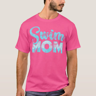 Swim Mama Prouder Swimmer Frau T-Shirt