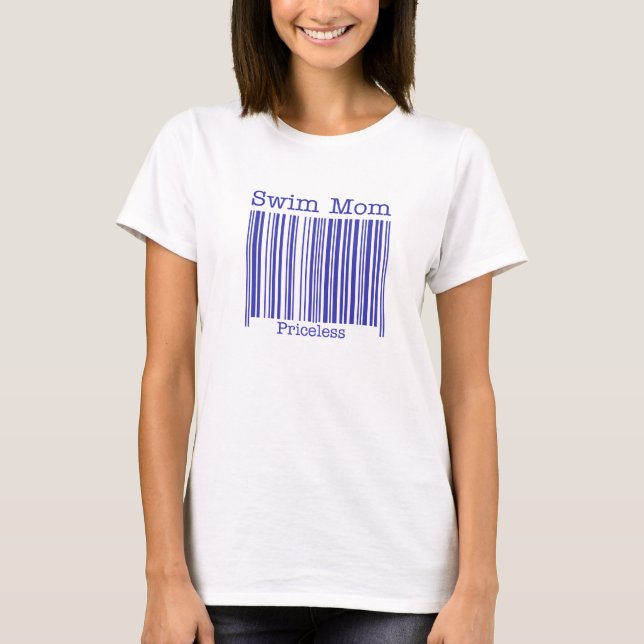 SWIM-MAMA - UNBEZAHLBARER T - SHIRT (Vorderseite)