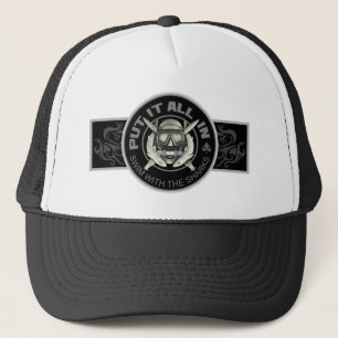 Swim mit dem Hai Custom Trucker Hat Truckerkappe