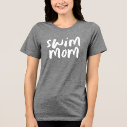Swim Mom trendiger T - Shirt