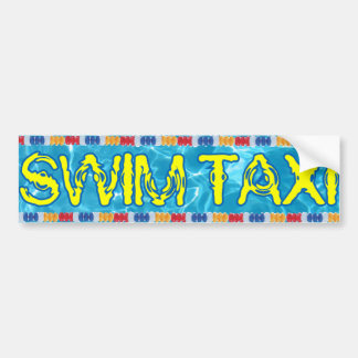 Swim-Taxi-Autoaufkleber Autoaufkleber