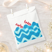 Swim Team Favor Bags