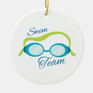 Swim Team Keramik Ornament