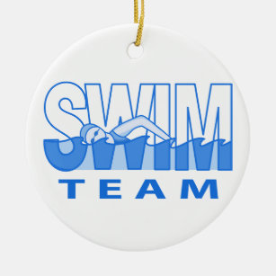 Swim Team Keramik Ornament