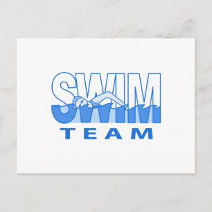 SWIM TEAM POSTKARTE