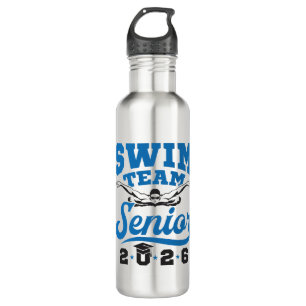 Swim Team Senior 2026 Edelstahlflasche