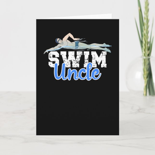 Swim Uncle Karte (Vorderseite)