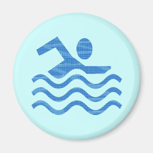 Swim Waves Magnet Magnete