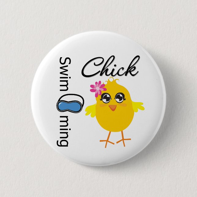 Swimming Chick Button (Vorderseite)