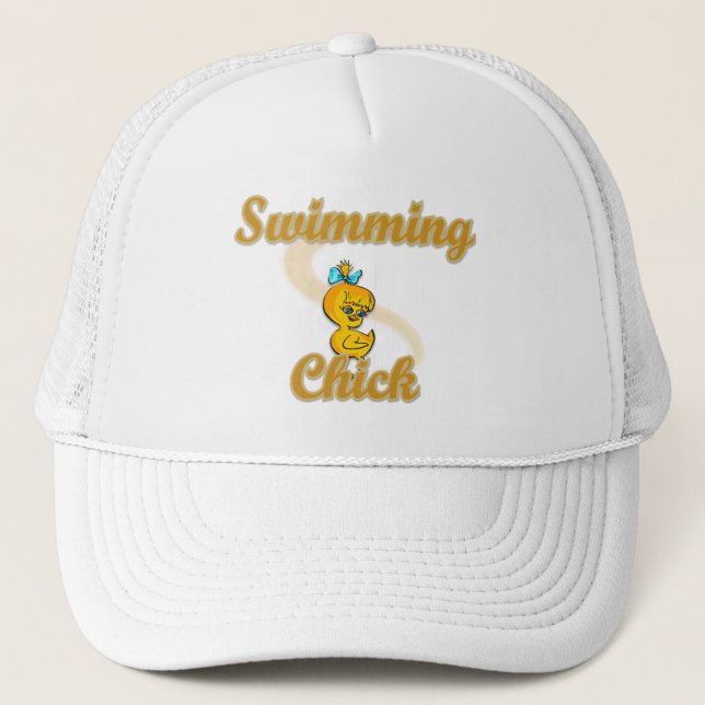 Swimming Chick Truckerkappe (Vorderseite)