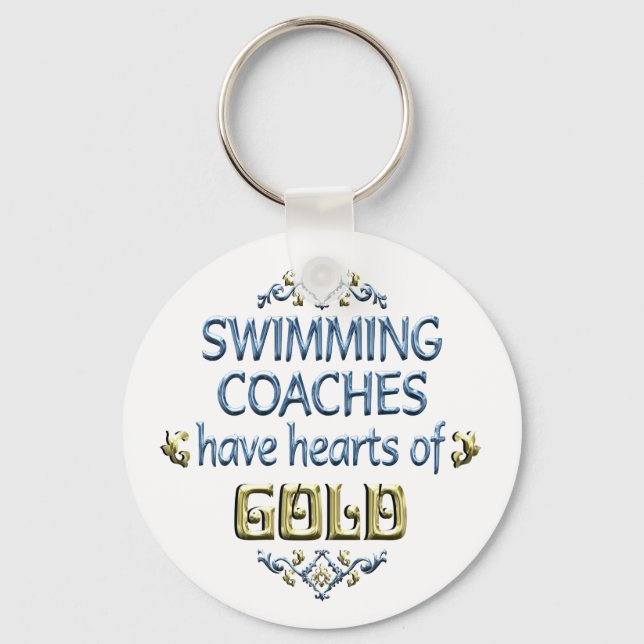 Swimming Coach Appreciation Schlüsselanhänger (Vorderseite)
