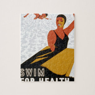 Swimming für die Gesundheit in sicheren und reine