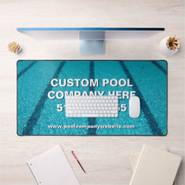 Swimming Pool Company Custom Marketing Schreibtischunterlage