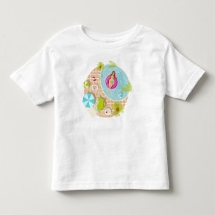 Swimming pool girl in bikini summer beach  kleinkind t-shirt