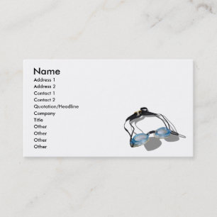 SwimmingGoggles091210, Name, Adresse 1, Adresse… Visitenkarte