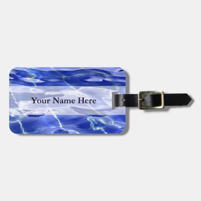 Swimmingpool Gepäckanhänger (Vorderseite horizontal)