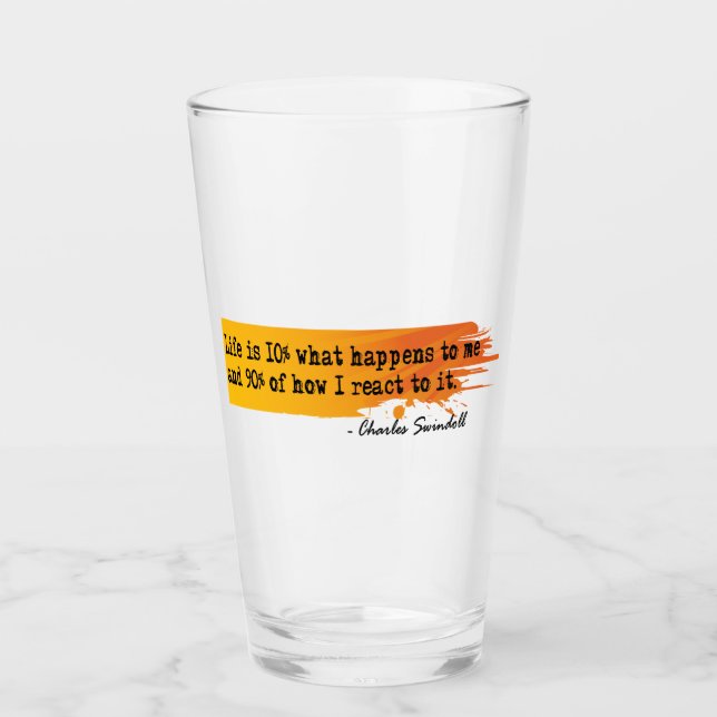 Swindoll-Zitat Glas (Vorderseite)