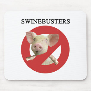 Swinebusters! Mousepad