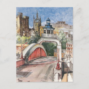Swing Bridge Postcard Postkarte