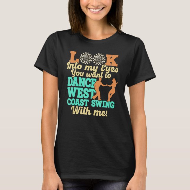 Swing Dance an der Westküste T-Shirt (Vorderseite)