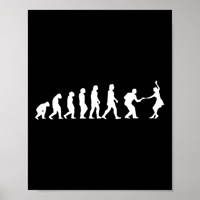 Swing Dance - Couple Dance - Lindy Hoppers - Swing Poster (Vorne)