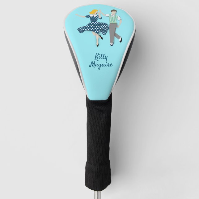 Swing Dance Couple Golf Headcover (Vorderseite)