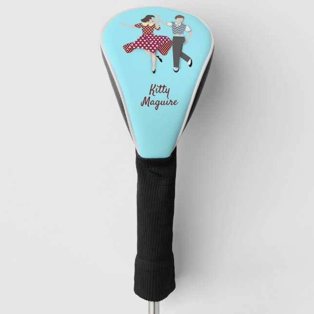 Swing Dance Couple Golf Headcover (Vorderseite)