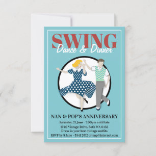Swing Dance Einladung