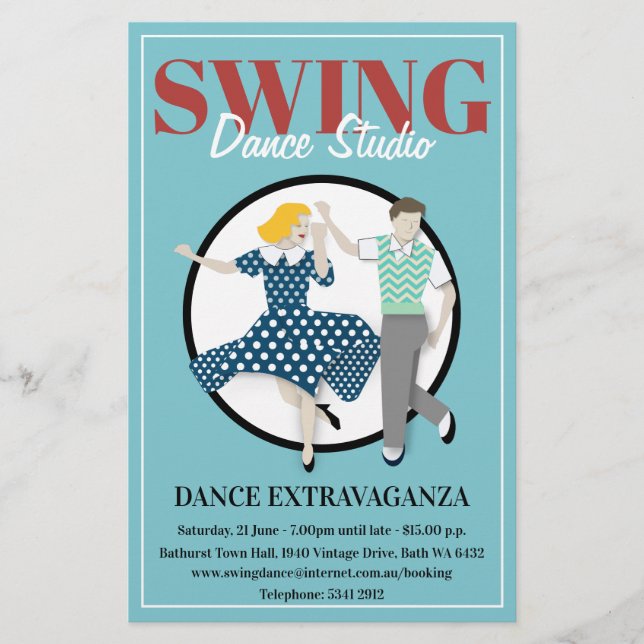 Swing Dance Flyer (Vorne)