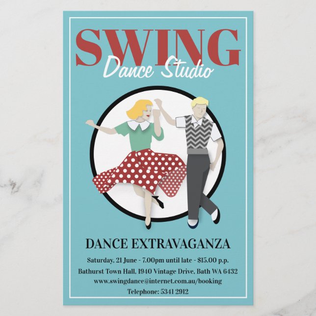 Swing Dance Flyer (Vorne)