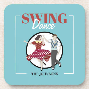 Swing Dance Getränkeuntersetzer