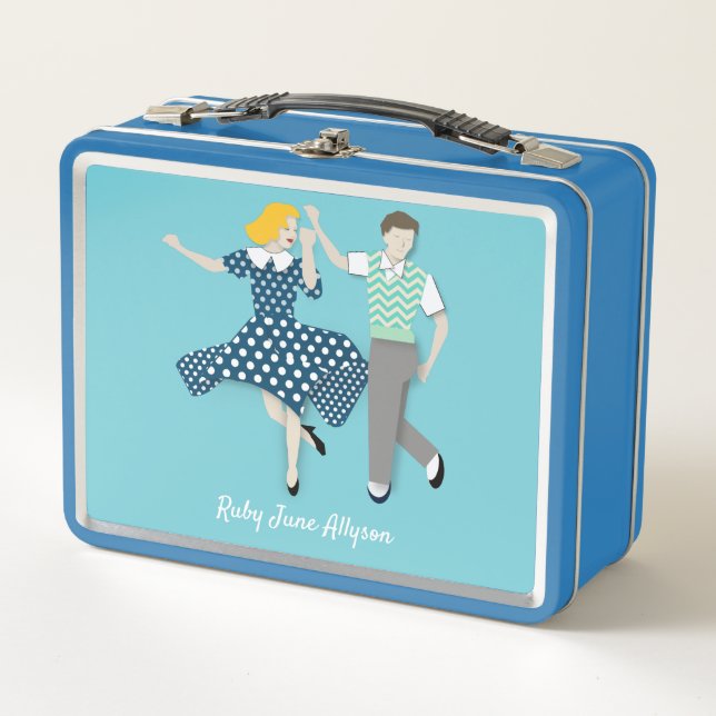 Swing Dance Metall Brotdose (Vorderseite)