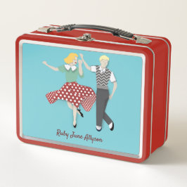 Swing Dance Metall Brotdose