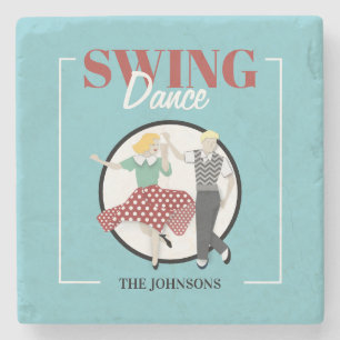 Swing Dance Steinuntersetzer
