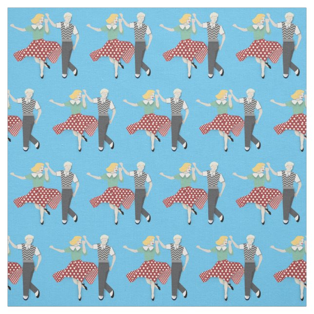 Swing Dance Stoff (Muster)