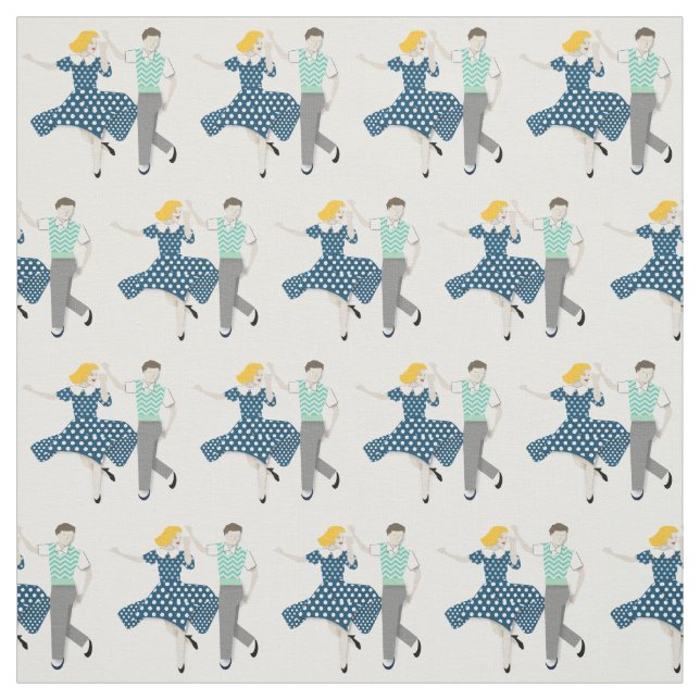 Swing Dance Stoff (Muster)