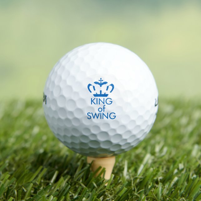 Swing King | Flagge von Scotland Crown Golfball (Insitu T-Shirt)