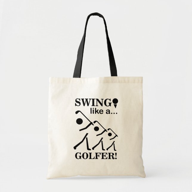 Swing Like A Golfer Golf  Tragetasche (Vorne)