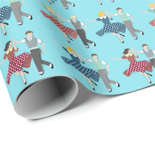 Swing-Tanz Geschenkpapier