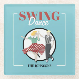 Swing-Tanz Glasuntersetzer