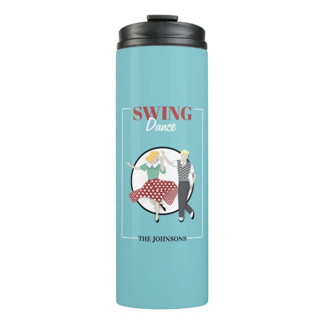 Swing-Tanz Thermosbecher (Vorderseite)