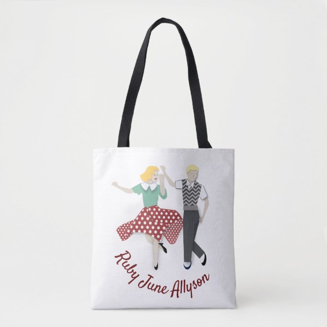 Swing-Tanzpaar Tasche (Vorderseite)