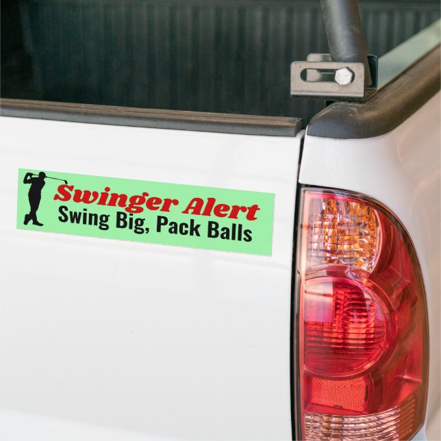Swinger Alert Autoaufkleber - Golf Cart Fun (Auf Lkw)