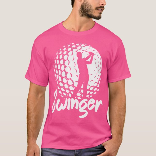 Swinger Golfer Golf T-Shirt (Vorderseite)