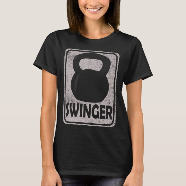 Swinger grunge Kettlebell T-Shirt (Vorderseite)