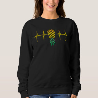 Swinger Heartbeat Upside Down Ananas Swingers Sweatshirt