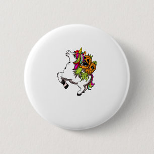 Swinger-Paar Ananas Schaukeln Auf Einem Einhorn-Sc Button