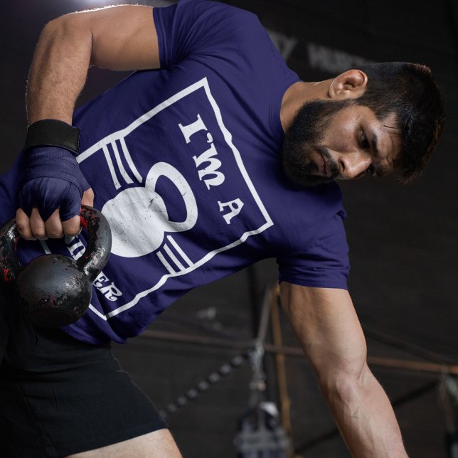 Swinger T-Shirt (Guy swinging so hard to build his muscles)